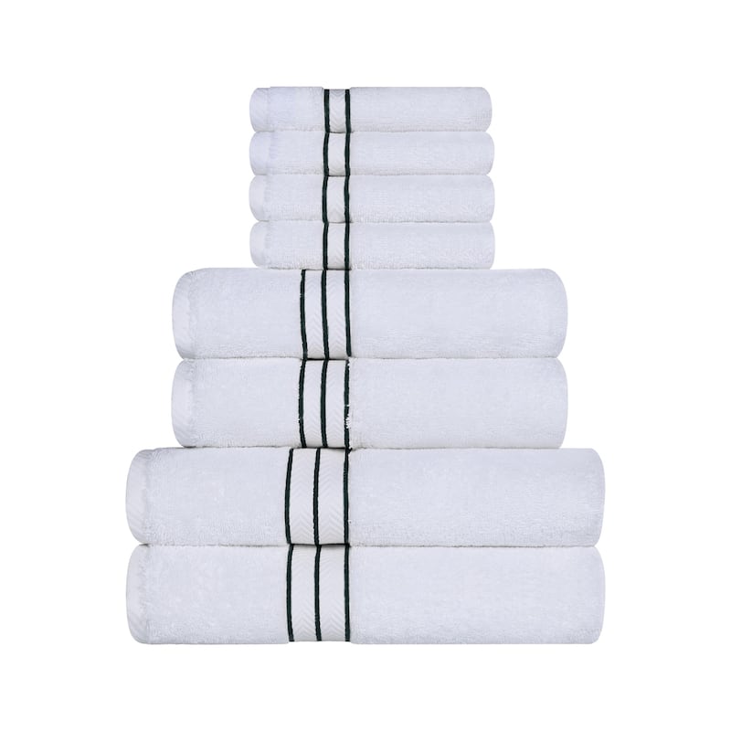 Turkish Cotton 8 Piece Absorbent Heavyweight Towel Set by Superior