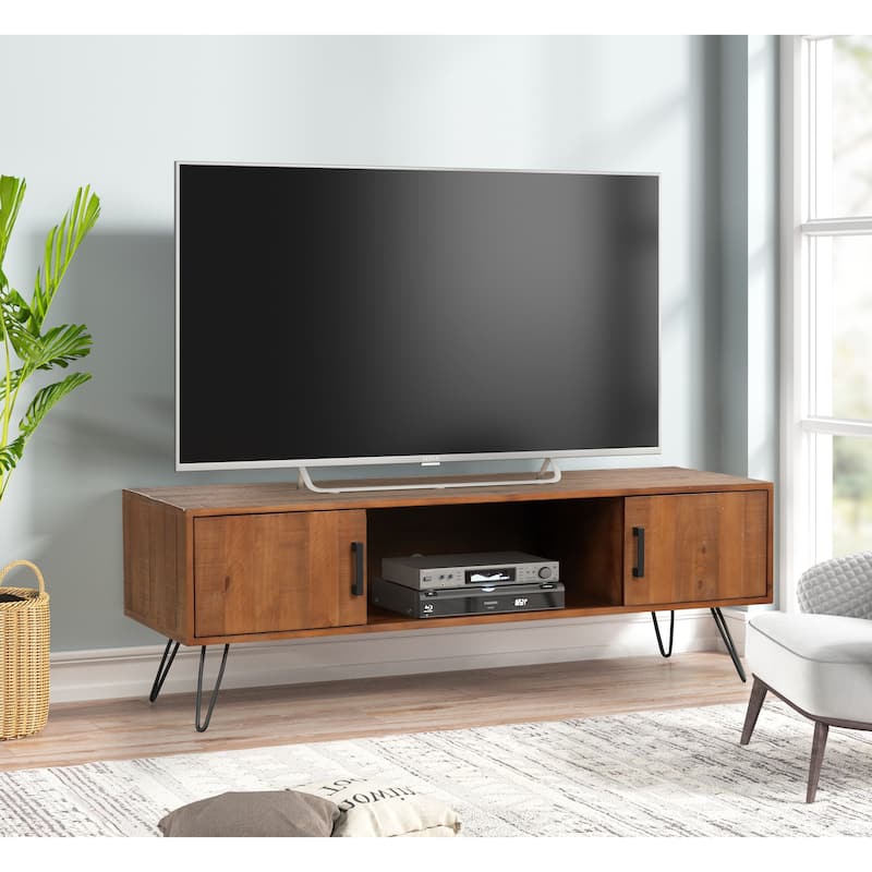 Middleton Reclaimed Solid Wood Hairpin leg 60" TV Console