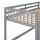 preview thumbnail 34 of 50, Twin over Twin Bunk Bed with 4 Drawers and 3 Shelves