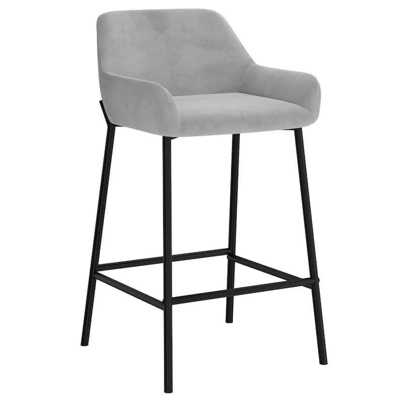 Contemporary 26" Counter Stool, Set of 4 - Grey