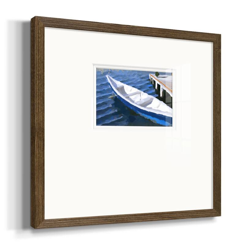 Colorful Rowboat IVPremium Framed Print