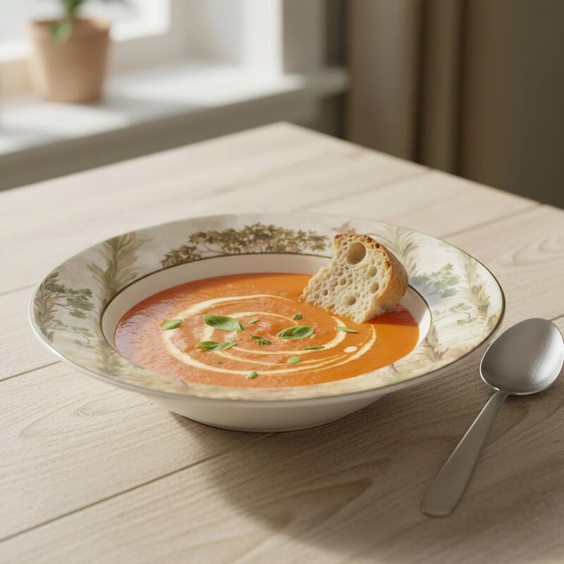 Kit Kemp for Spode Tall Trees Porcelain Pasta Bowl - 10.5 Inch