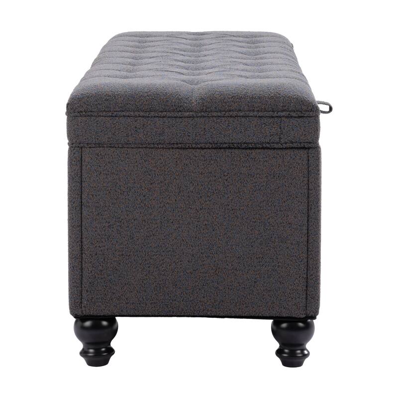 Halifax Storage Bench Gravel Gray - Gravel Gray