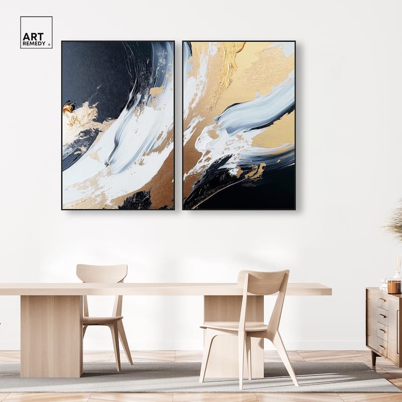 Forces II Canvas Set of 2 by Art Remedy