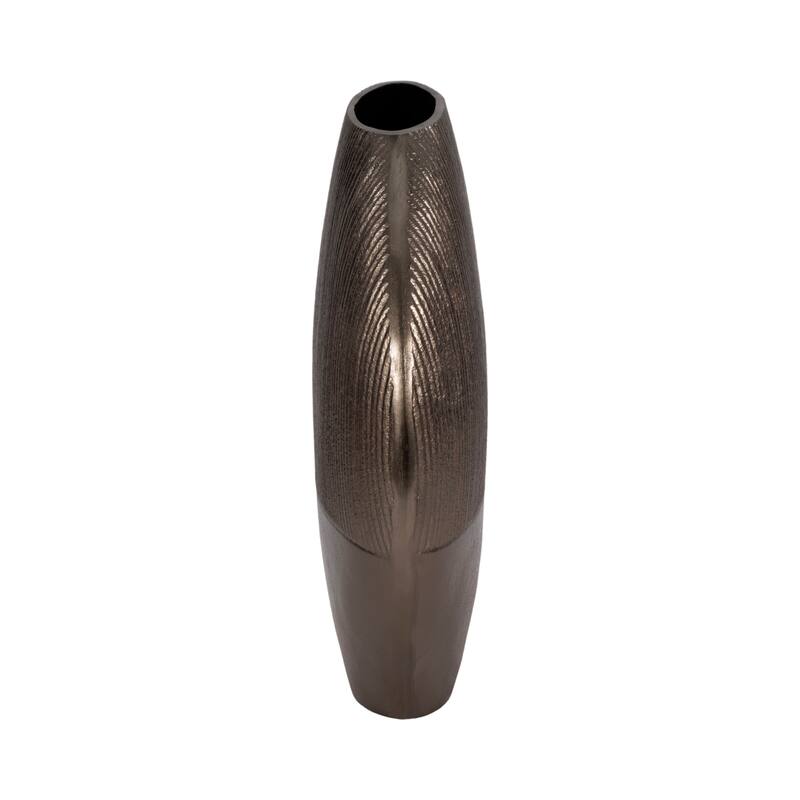 Modern Round Metal Table Vase - Flower Vase