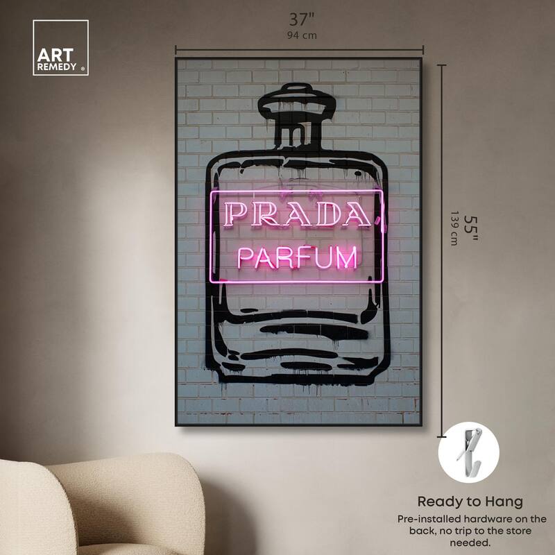 Fragrance Frame Canvas by Art Remedy