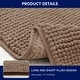 preview thumbnail 41 of 83, Subrtex Chenille Soft Rugs Super Water Absorbing Shower Mats