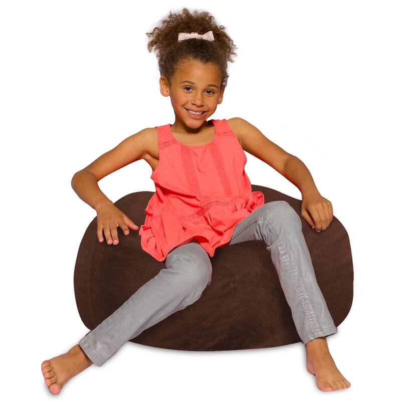 Kids Bean Bag Chair, Big Comfy Chair - Machine Washable Cover