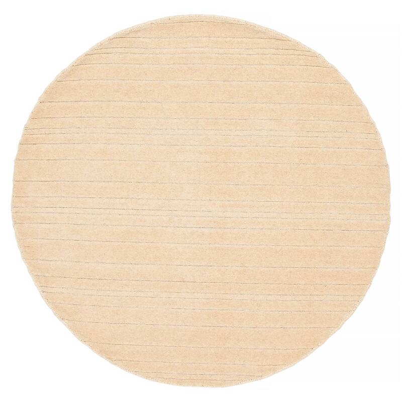 Kashkuli Gabbeh Cream Rug 4'0" x 3'11" - 4'0 x 3'11 - Cream - 4'0 x 3'11