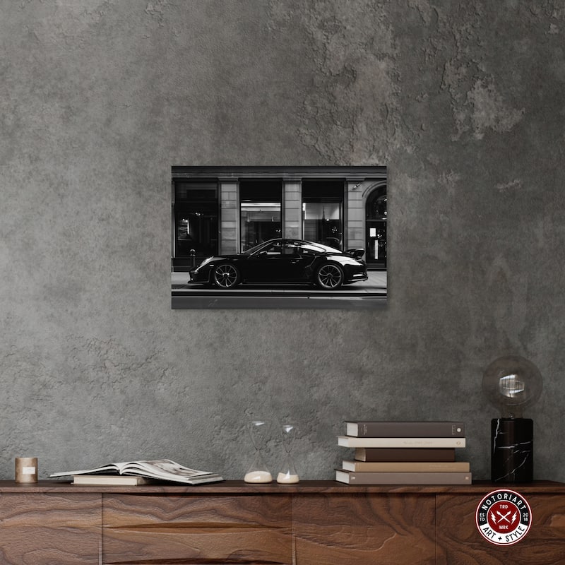 Notoriart City Streets Car Gallery Wrapped Car 1 Piece Canvas Wall Art