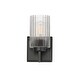 preview thumbnail 1 of 8, Maxim 21371 Rigata 9" Tall Bathroom Sconce Black