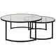 preview thumbnail 2 of 4, Uttermost Rhea Black Nesting Coffee Tables S/2