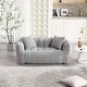 preview thumbnail 14 of 43, Roomfitters Soft Beanbag Chair with High Resilience Foam Core – Comfortable Square Recliner Sofa for Gaming, Watching TV