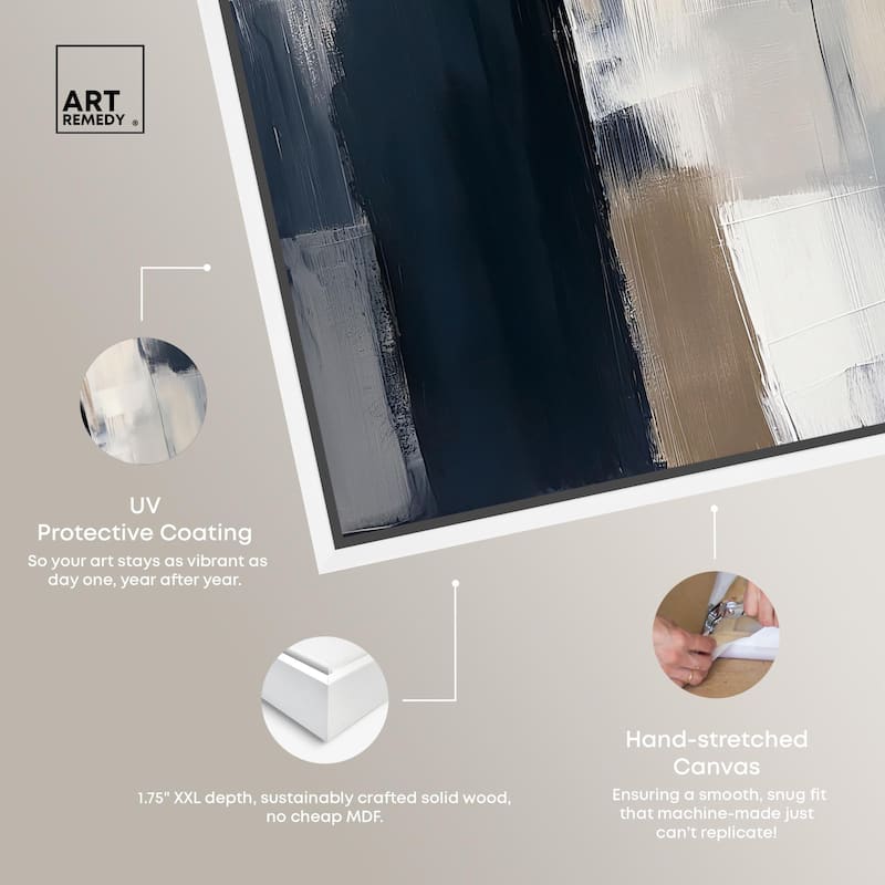 Blue Undertone II Canvas by Art Remedy