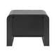 preview thumbnail 13 of 22, Christopher Knight Home - Mina Modern 2-Drawer Nightstand with Black Metal Handles