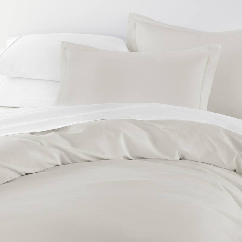 Solid Cotton Duvet Cover Set