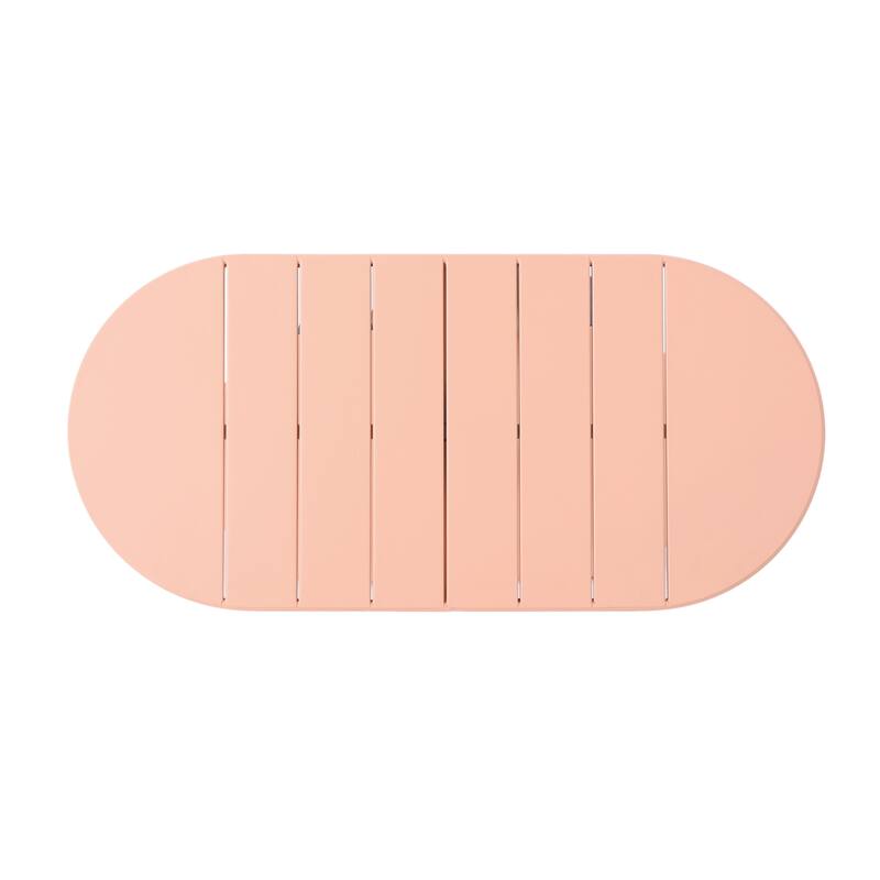 Moniva Bistro Set, Curved silhouettes and a matte finish blend modern design with fun,