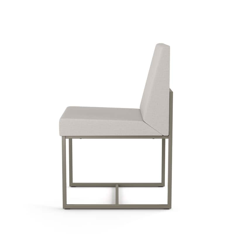 Amisco Derry Upholstered Dining Chair with Metal Legs