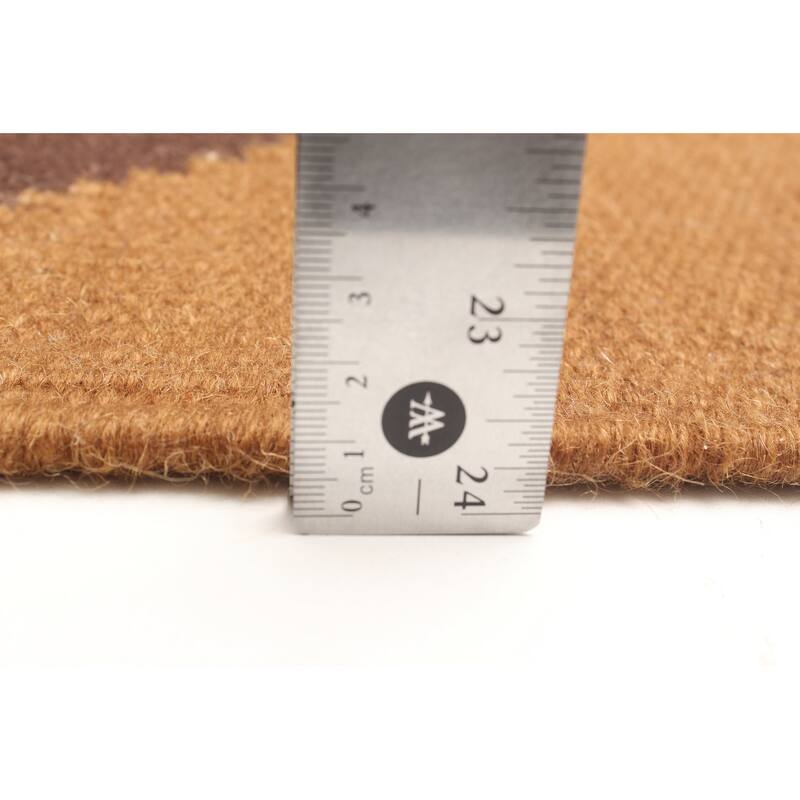 ECARPETGALLERY Flat-Weave Ankara FW Salmon Wool Kilim - 4'0 x 5'9