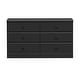 preview thumbnail 19 of 30, Prepac Astrid 6 Drawer Double Dresser for Bedroom, Wide Chest of Drawers, Bedroom Furniture,Traditional Furniture