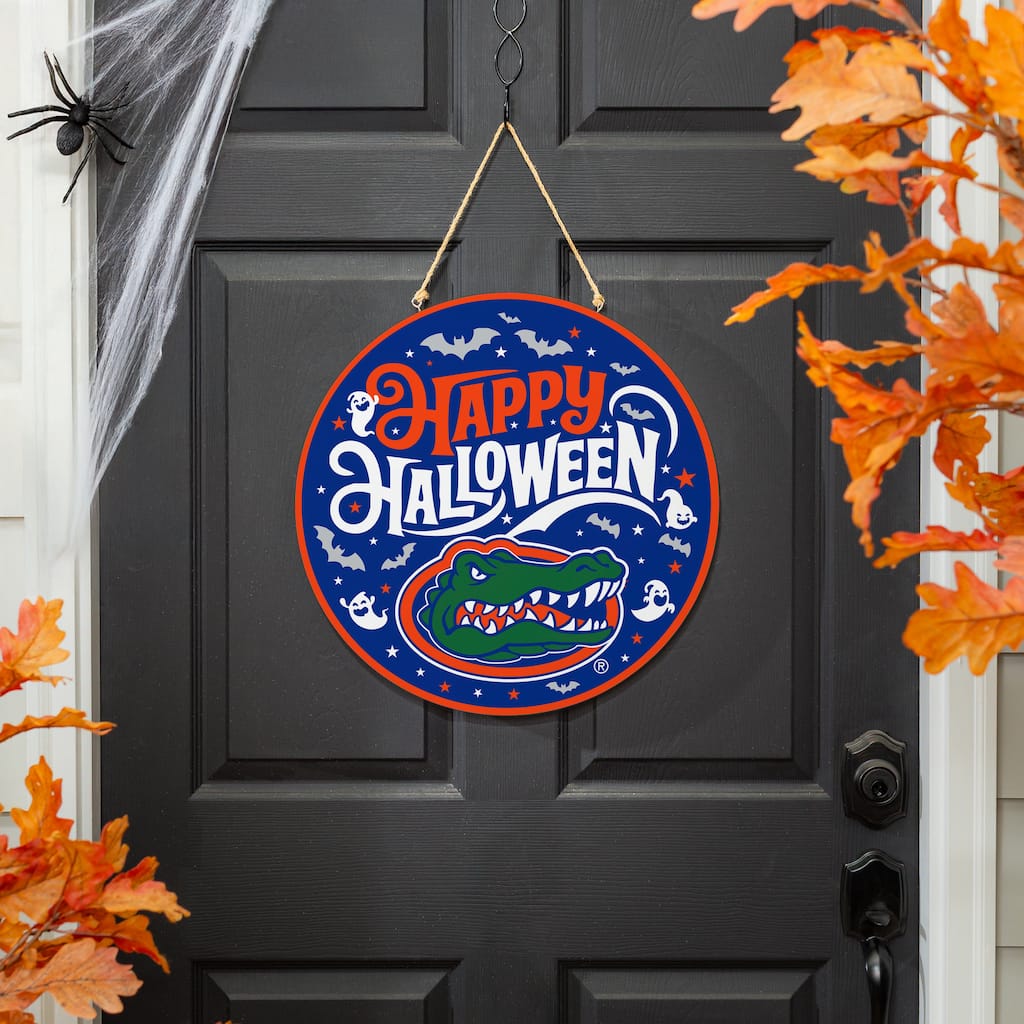 University of Florida 18" x 18" Halloween Door Décor Wall Sign