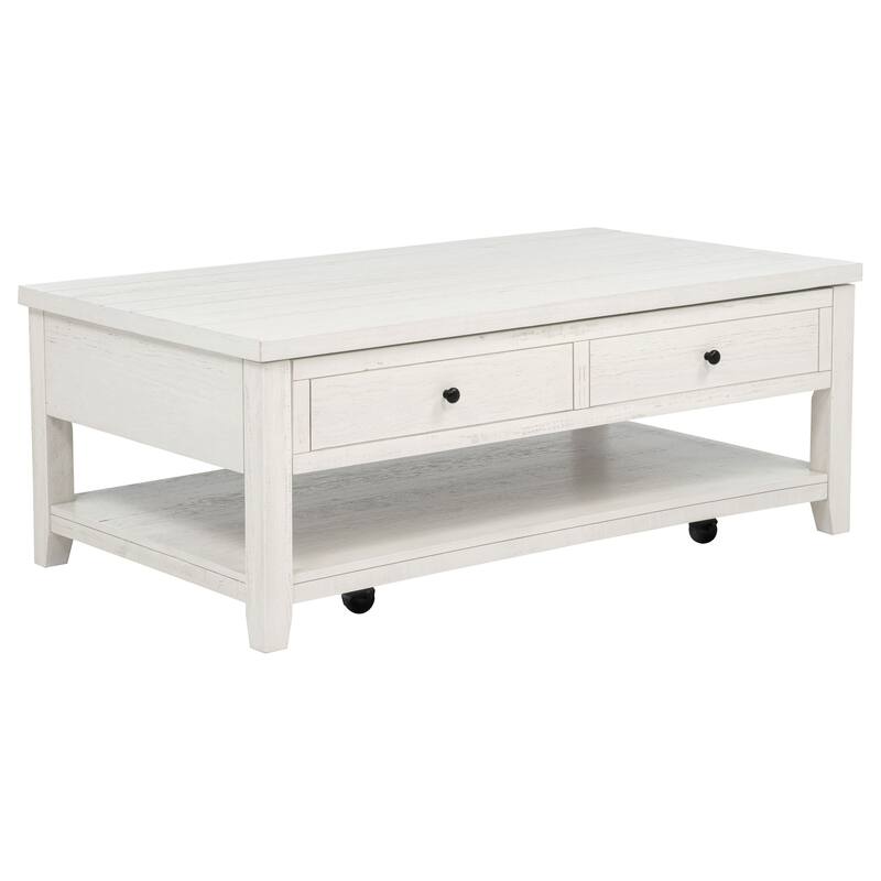 Payne 48-inch Mobile Lift Top Coffee Table - 48" x 28.25" x 18.25"