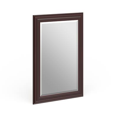 Allan Andrews Wood Frame Beveled Dennis Accent Wall Mirror