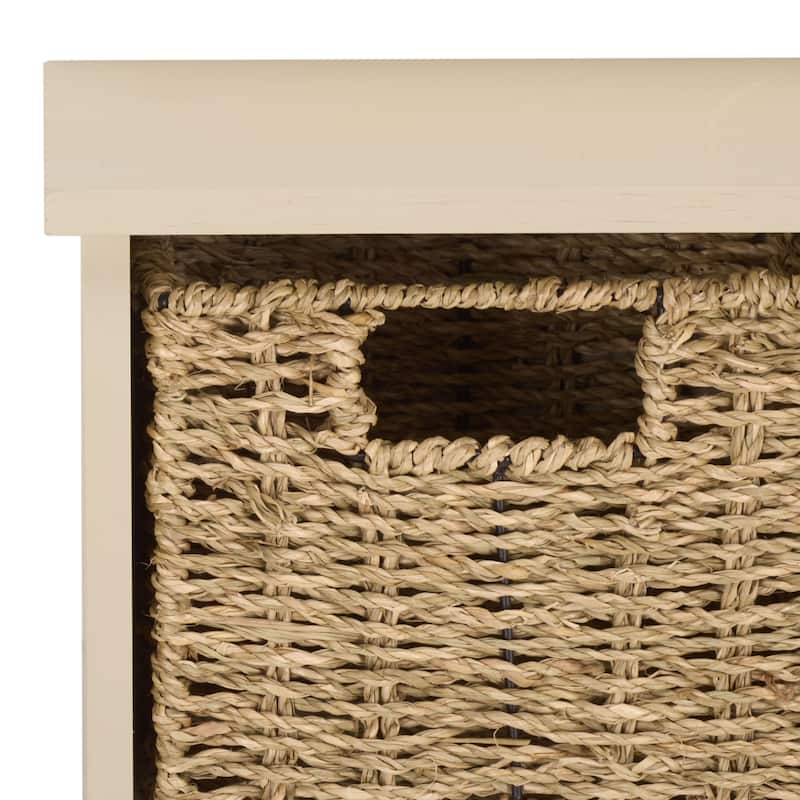 SAFAVIEH Jemina Black Hanging 3-Basket Wall Rack - 28" x 7.8" x 12" - 28"W x 8"D x 12"H