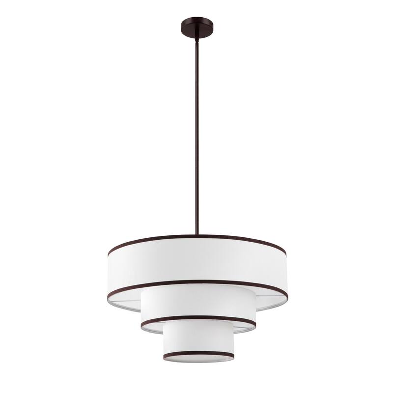 GetLedel 24 in. 5-Light Tiered Drum Chandelier