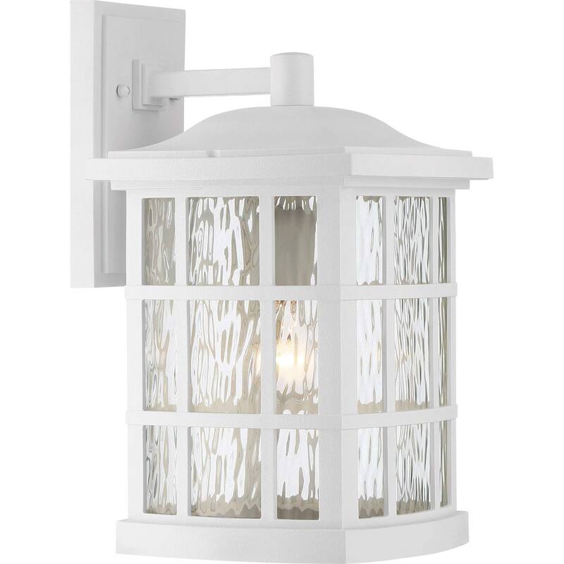 Bellevue Cambria 1 Light 16" Tall Outdoor Wall Sconce with Clear Water - Fresco