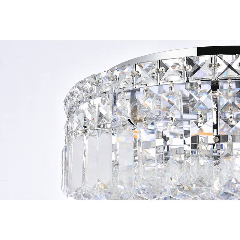 Graham 5-light 16-inch Flush-Mount Chandelier - 16 Inch
