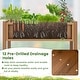 preview thumbnail 28 of 28, Gymax HIPS Raised Garden Bed Poly Wood Elevated Planter Box w/ Legs &