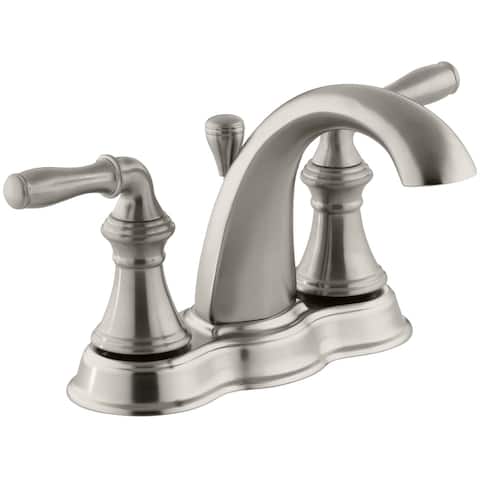 Kohler Devonshire Centerset Bathroom Faucet - Free Metal Pop-Up Drain