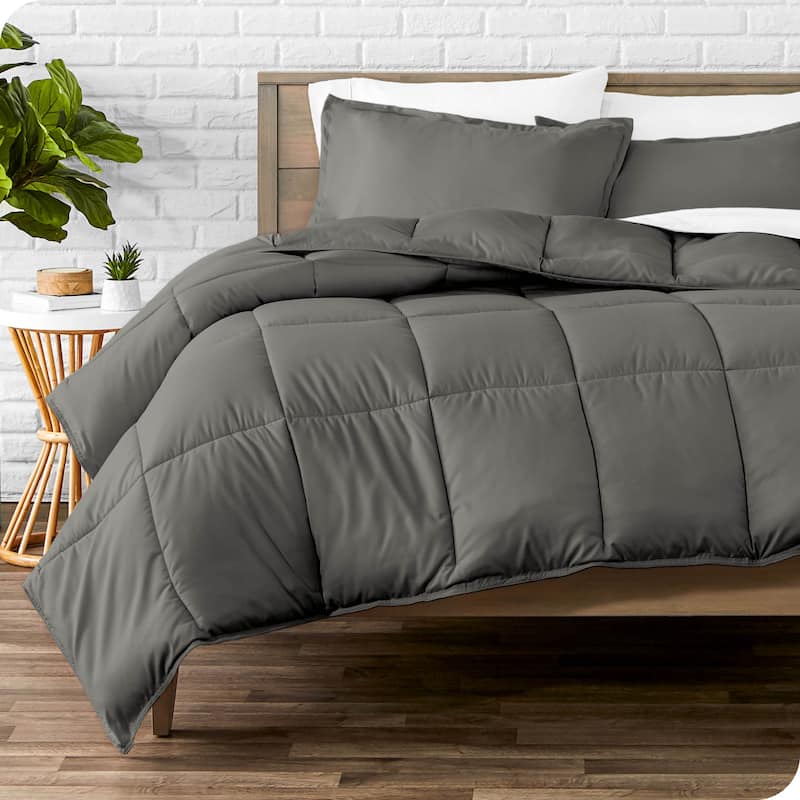 Bare Home Hypoallergenic Down Alternative Comforter Set - Twin - Twin XL - Violet
