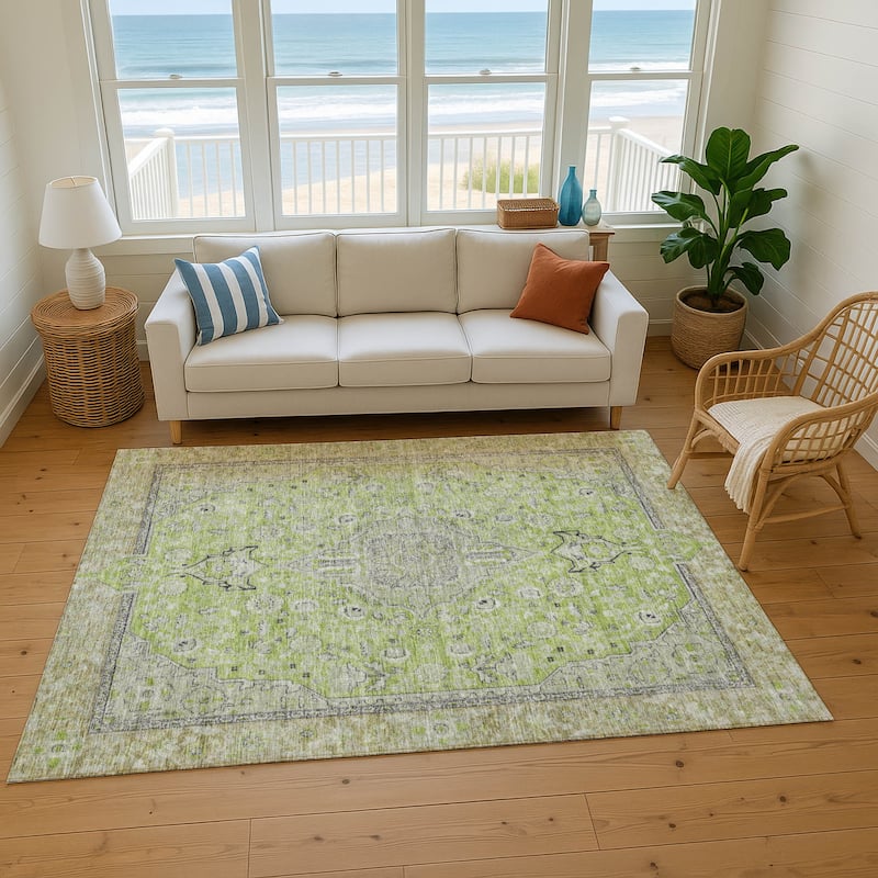 Premium Washable Super Soft Vintage Traditional Mayfield Rug