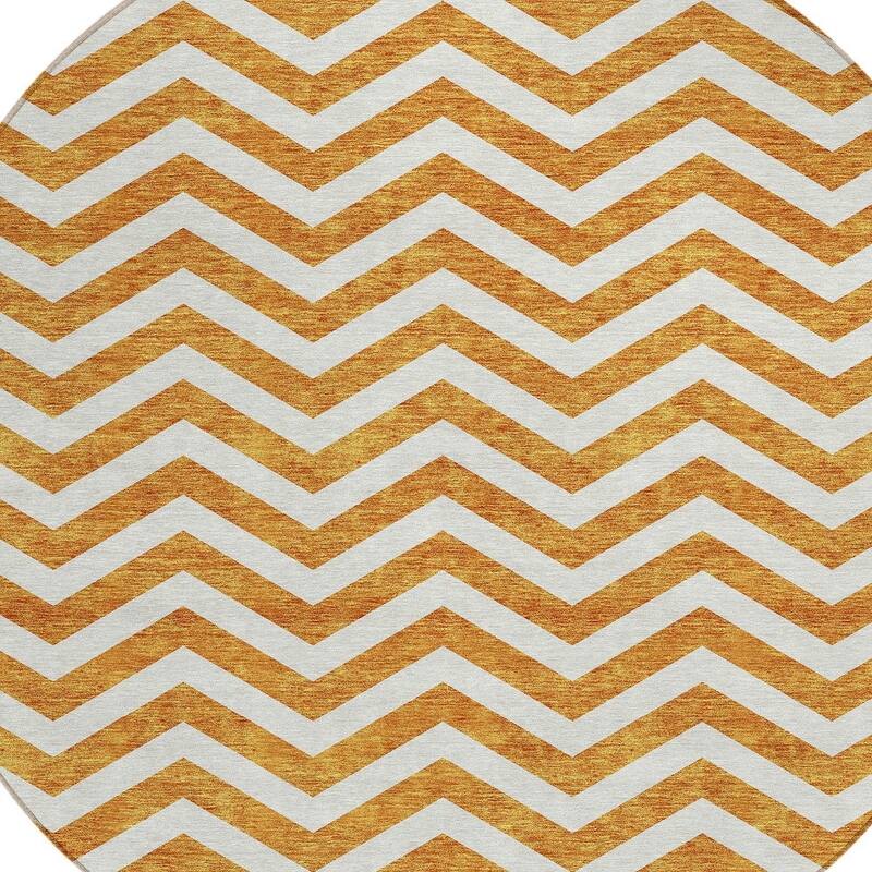 HomeRoots Chevron Transitional Rectangle Outdoor Rug
