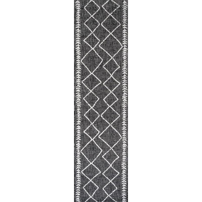 JONATHAN Y Kafel Tribal Diamond Trellis Indoor/Outdoor Area Rug