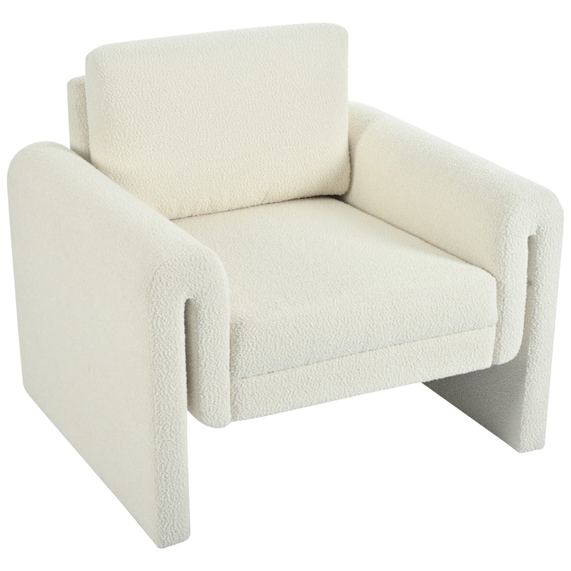 Boucle Upholstered Accent Chair