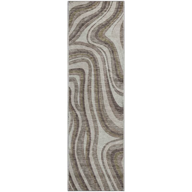 Premium Washable Super Soft Modern Waves Mayfield Rug