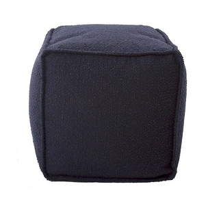 Allan Andrews Square Pouf Barbet Royal