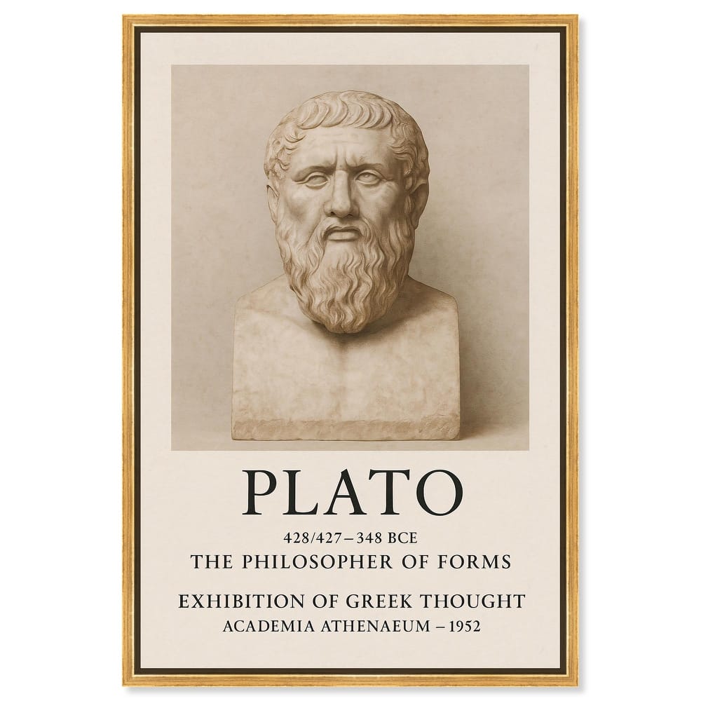 Philosopher of Forms Canvas by Art Remedy