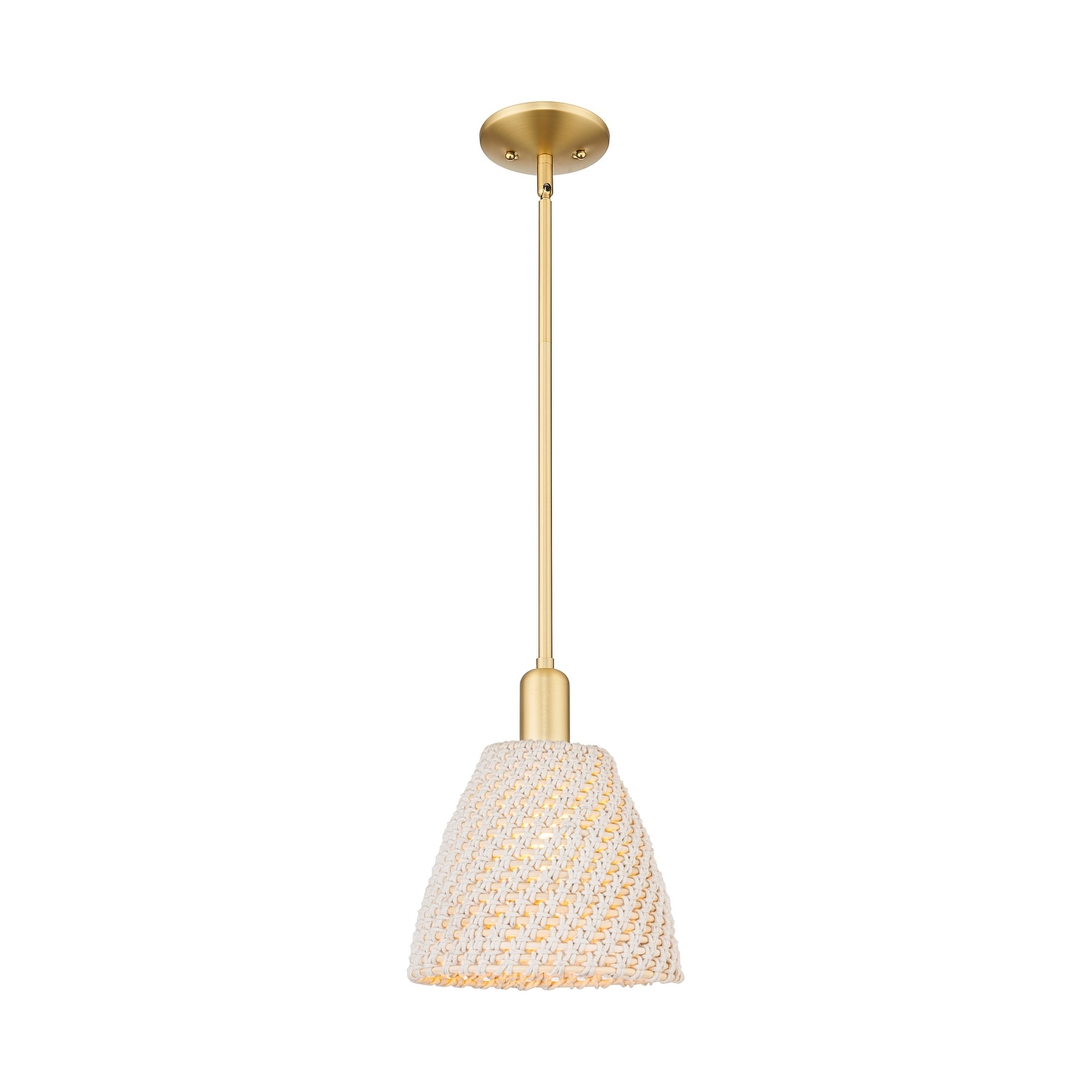 Innovations Lighting Downtown Urban - Natural Ballston Dome - 1 Light 9" Stem Hung Mini Pendant