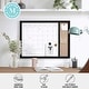 preview thumbnail 29 of 34, Martha Stewart Dry Erase Magnetic Monthly Calendar/Cork Board - Woodgrain Frame