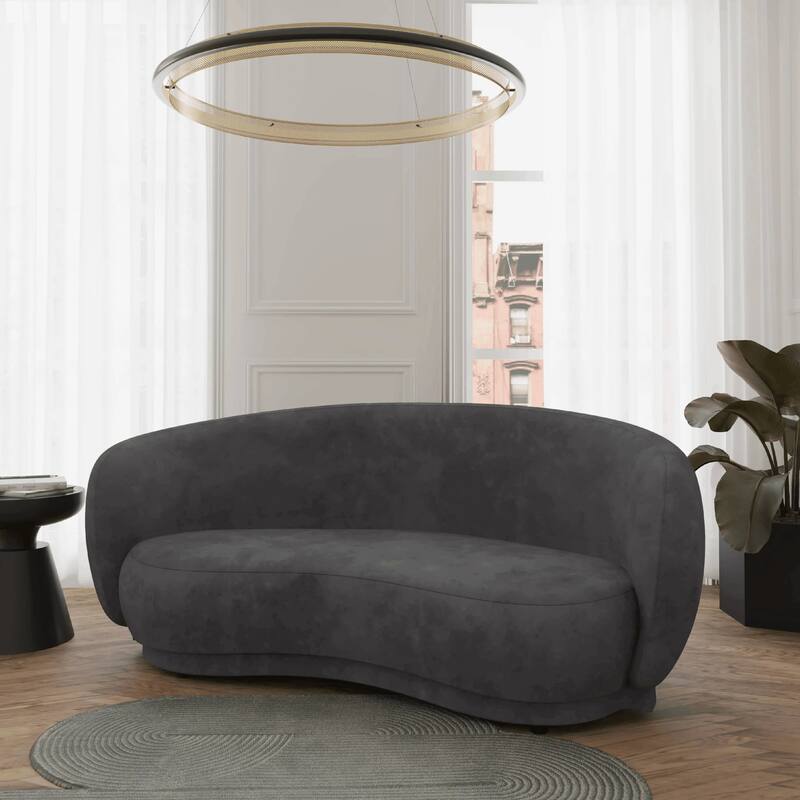 Faze 3 Seater Velvet Upholstered Solid Wood Frame Sofa with Plush Foam Cushions, No Assembly for Living Room, Home Office, Bed