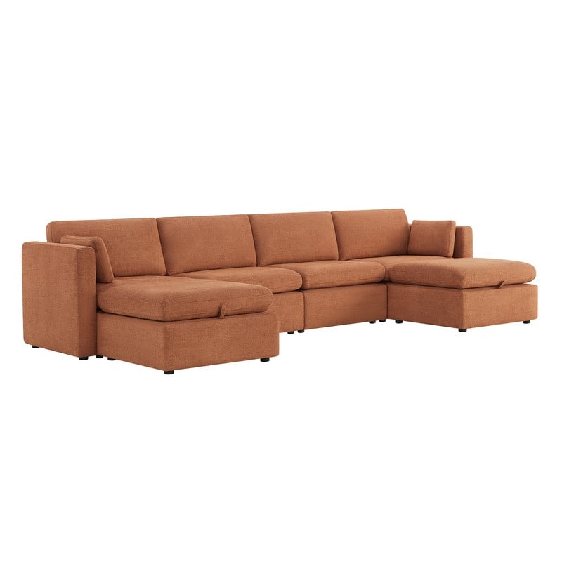 Mia Oversized Modular Sectional Fabric Sofa