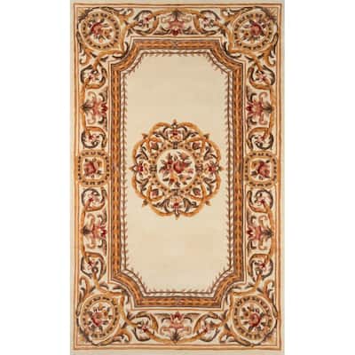 Momeni Harmony Hand Tufted Wool Traditional Floral Area Rug