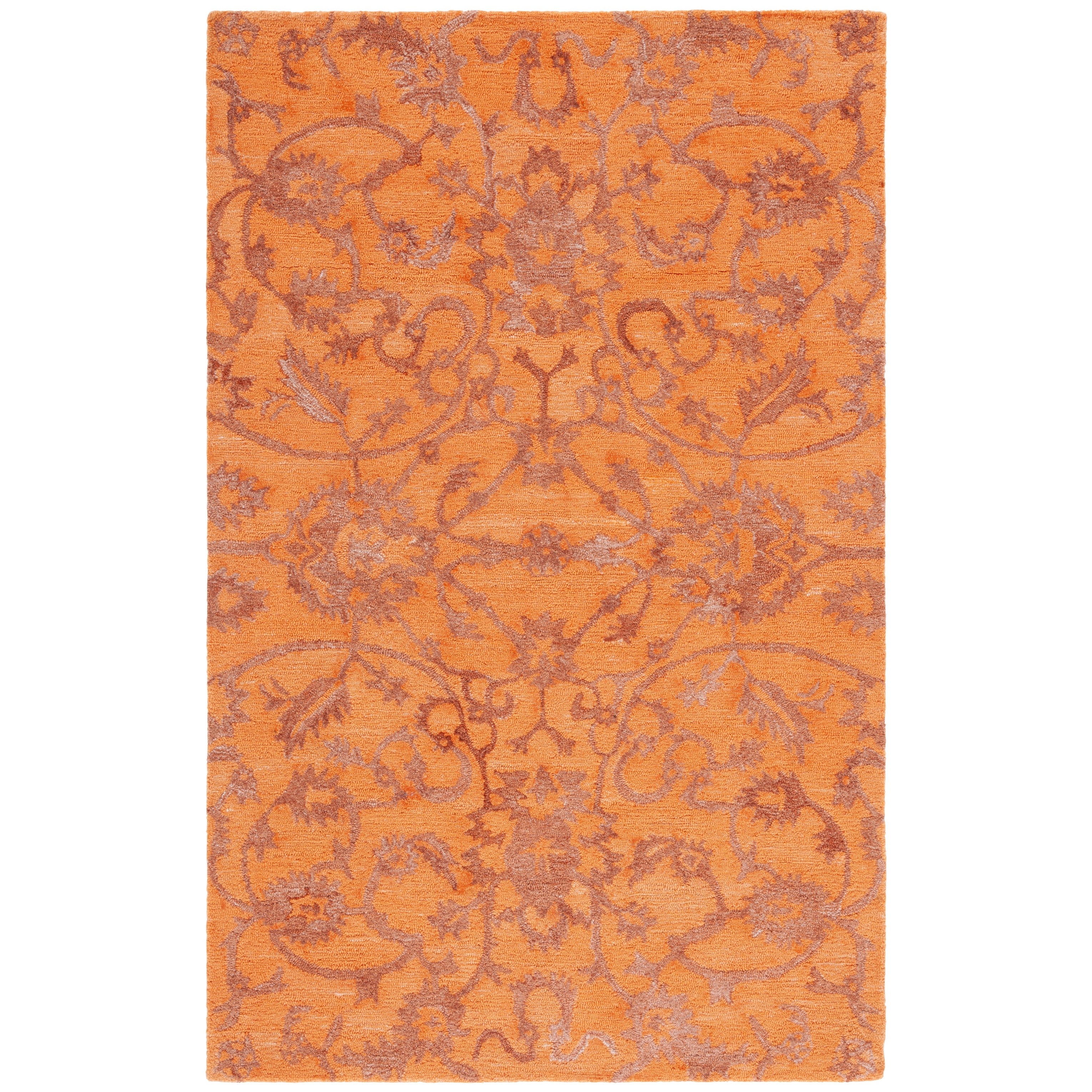 Safavieh Anatolia Läufer – Handgetuftet Aus Wolle, 70x30 Cm, Elfenbein/gold, Orientalisch