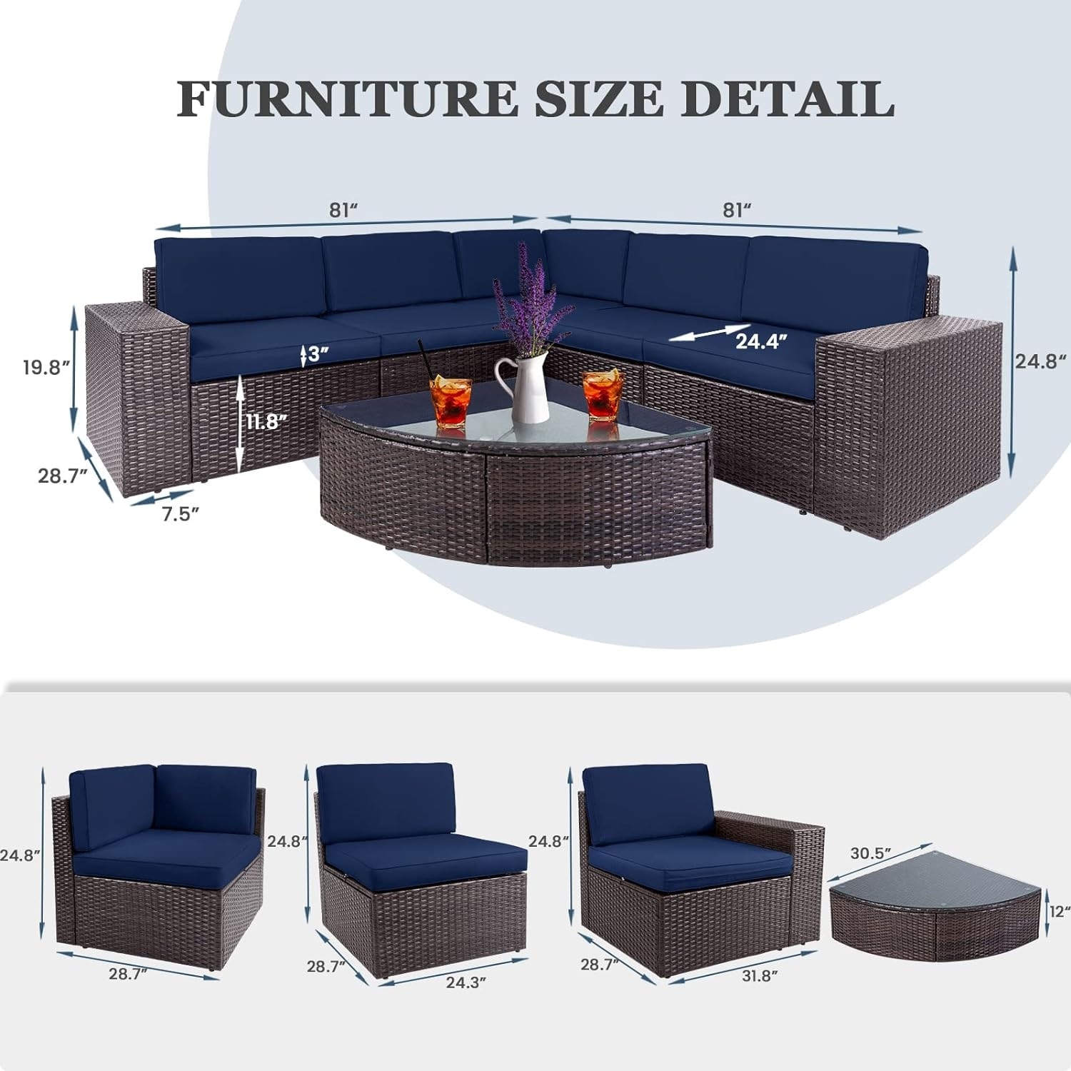Suncrown sectional clearance