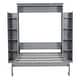 preview thumbnail 7 of 16, Queen Size Wall Bed with Storage Cabinets and Built-in Lighting Foldable Space Saving Murphy Bed