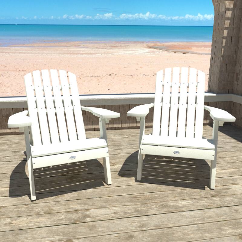 BAHIA VERDE OUTDOORS Cape Folding and Reclining Adirondack Chair Set